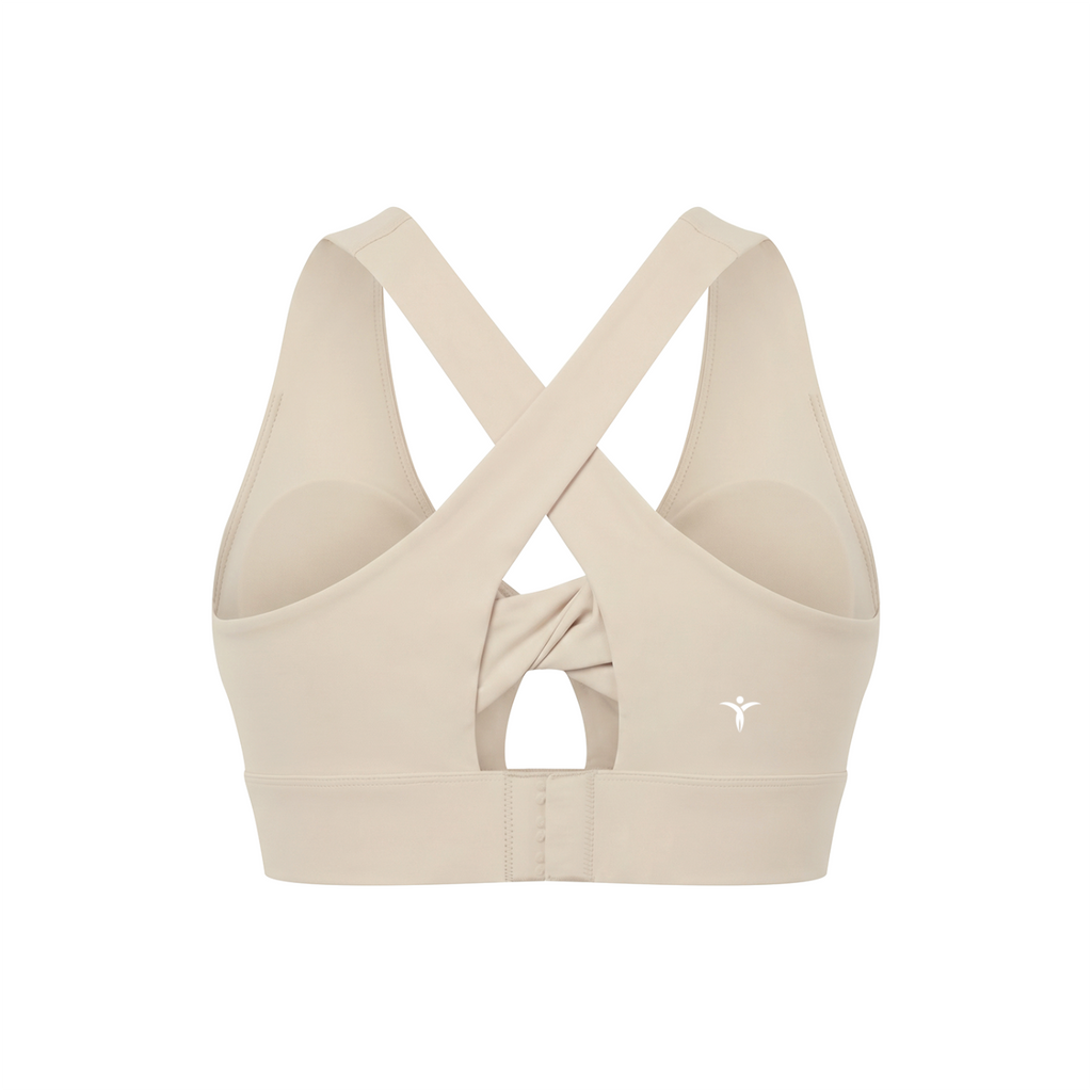 Women's Twist Front V-Neck Sports Bra