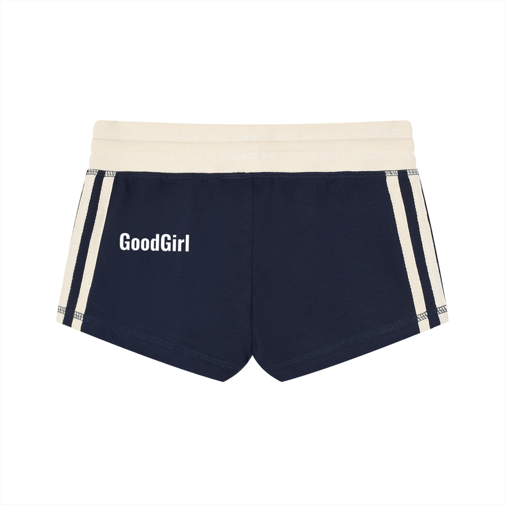 Women's Contrast Stripe Track Shorts