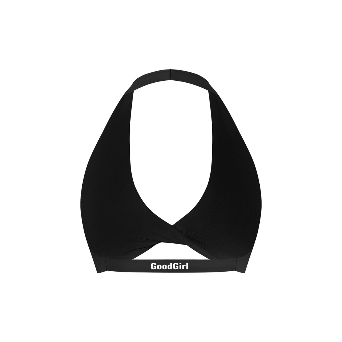 Women's Pleated Halter Sports Bra
