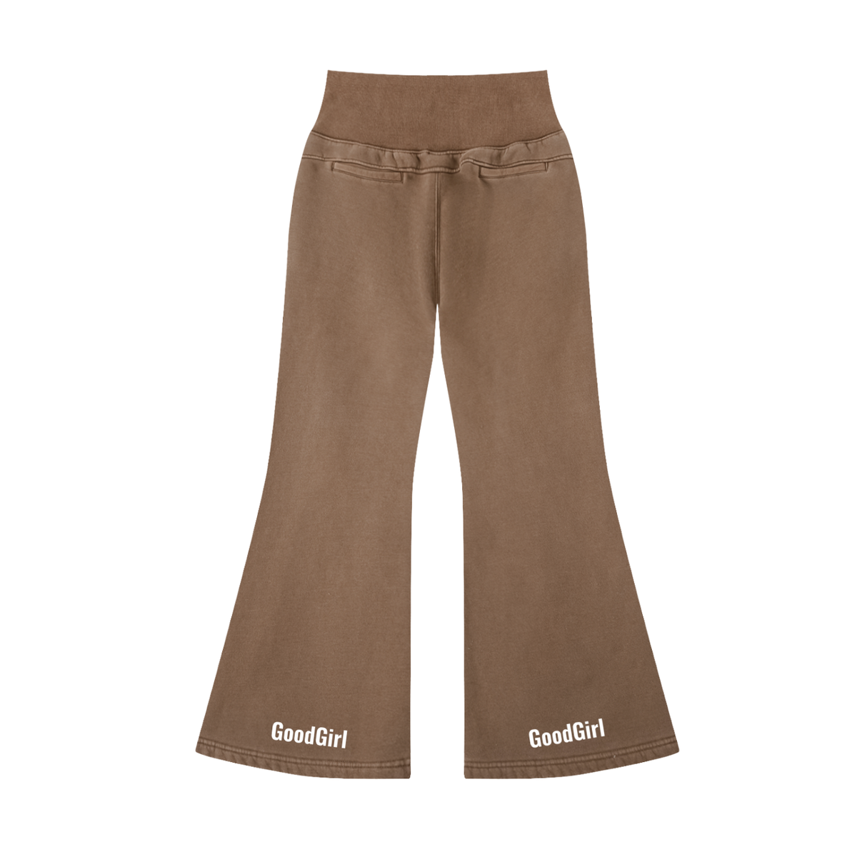 Vintage Washed Flared Fleece Pants