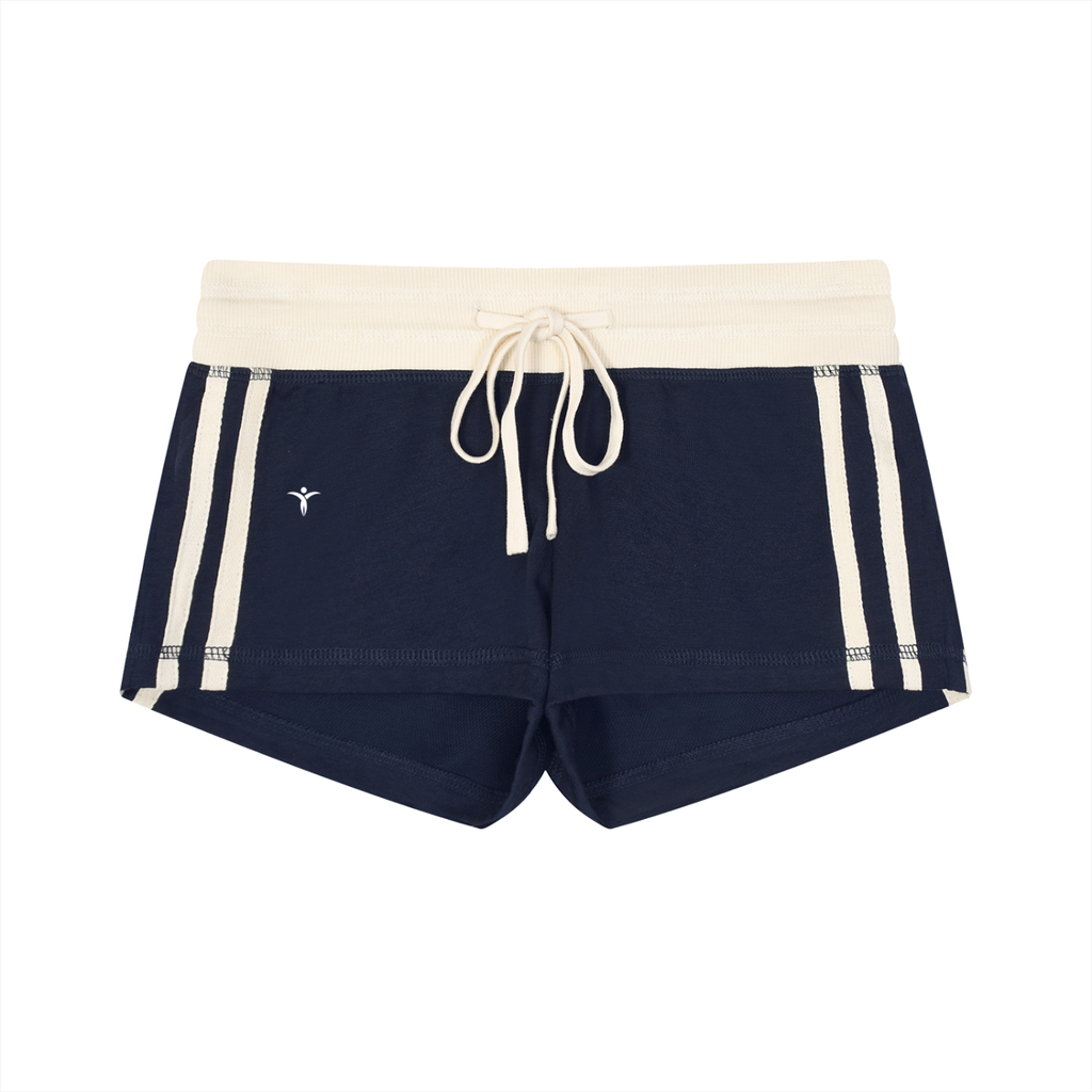 Women's Contrast Stripe Track Shorts