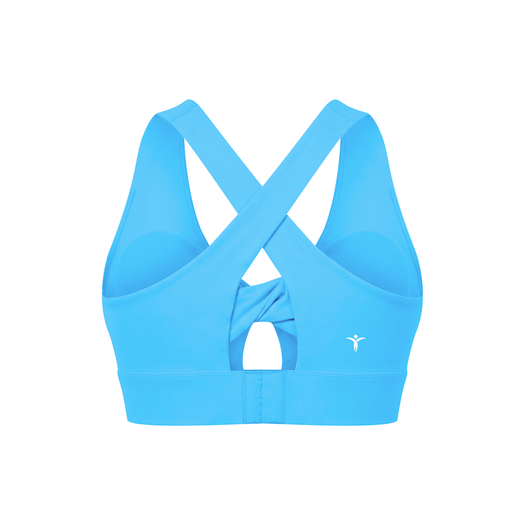 Women's Twist Front V-Neck Sports Bra