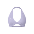 Women's Pleated Halter Sports Bra