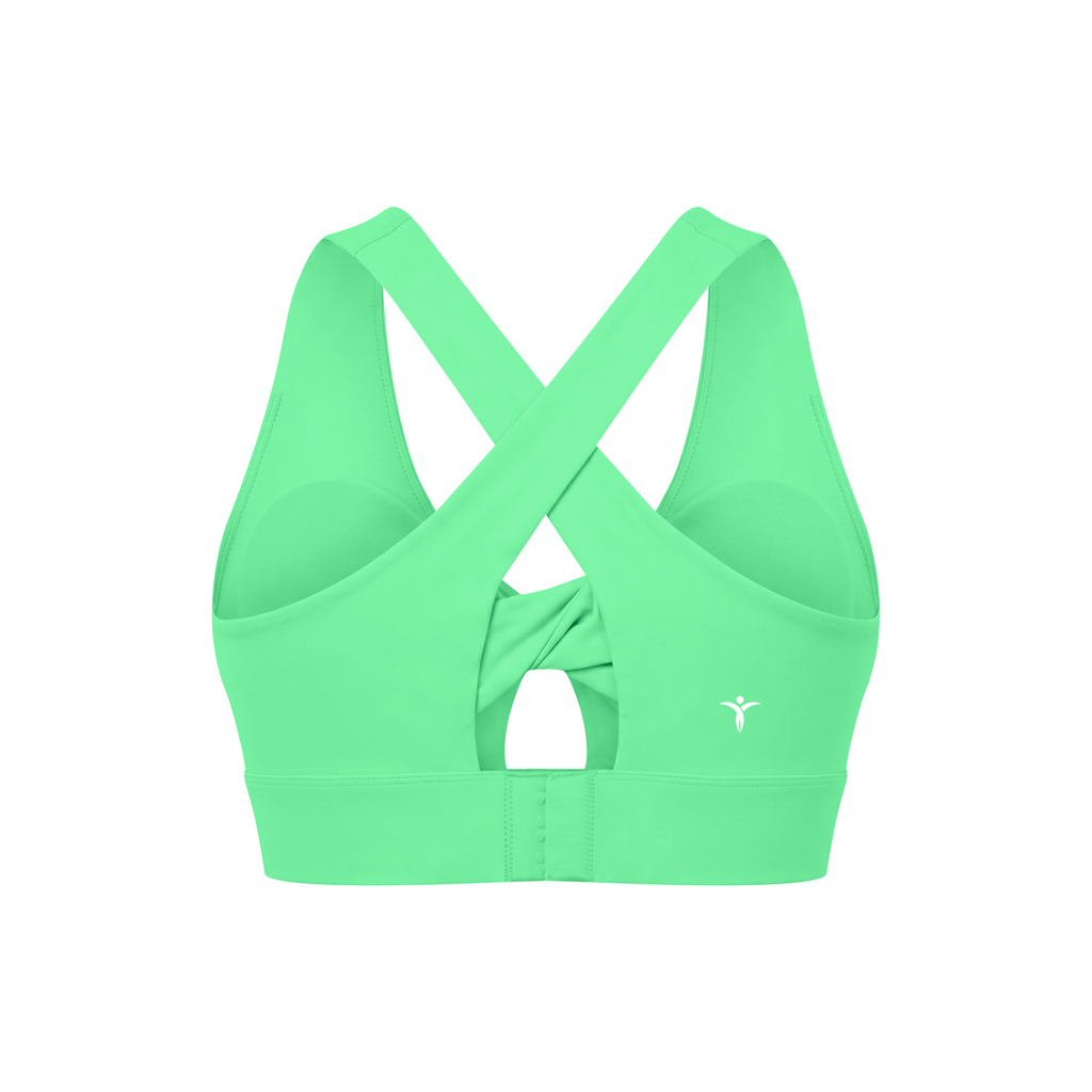 Women's Twist Front V-Neck Sports Bra