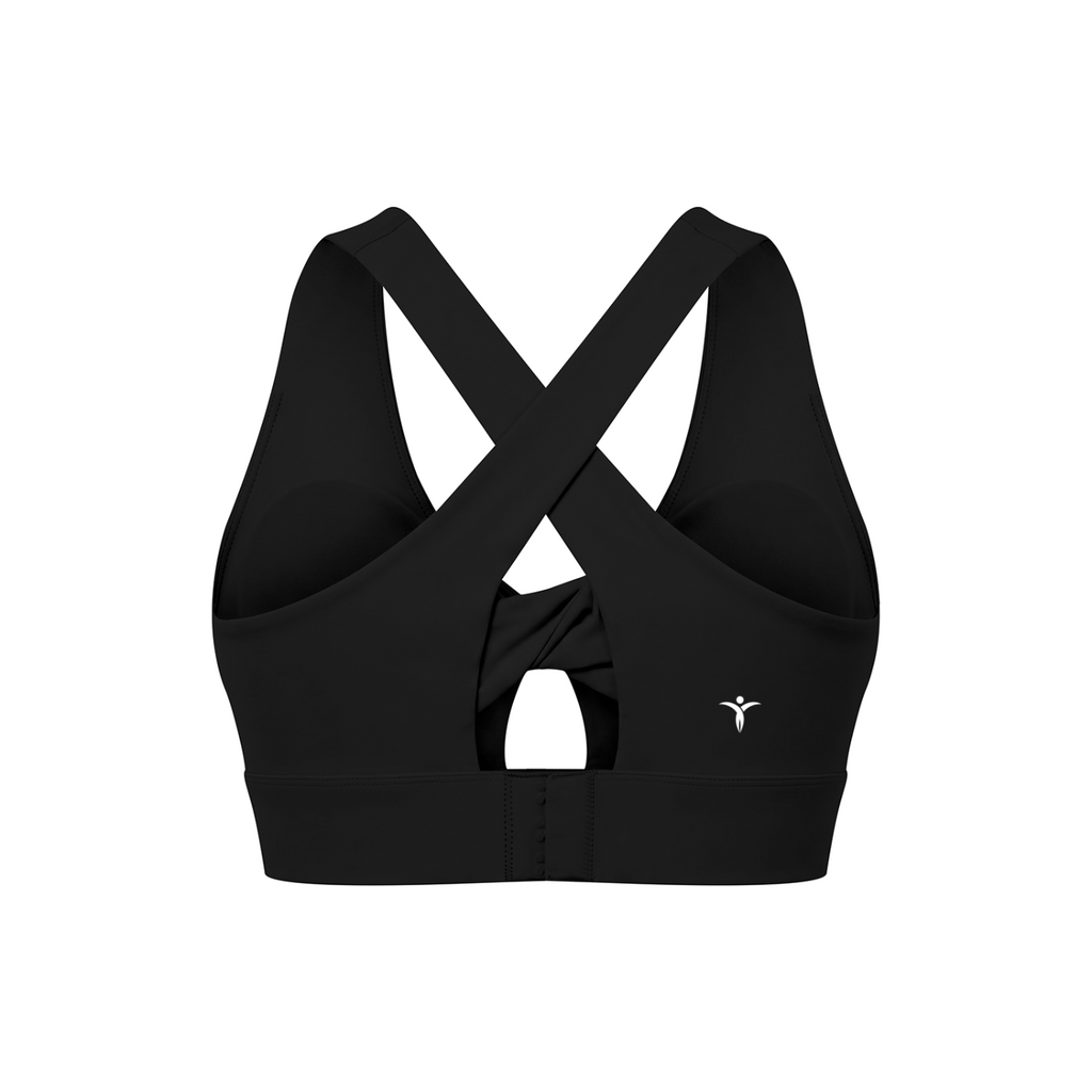 Women's Twist Front V-Neck Sports Bra