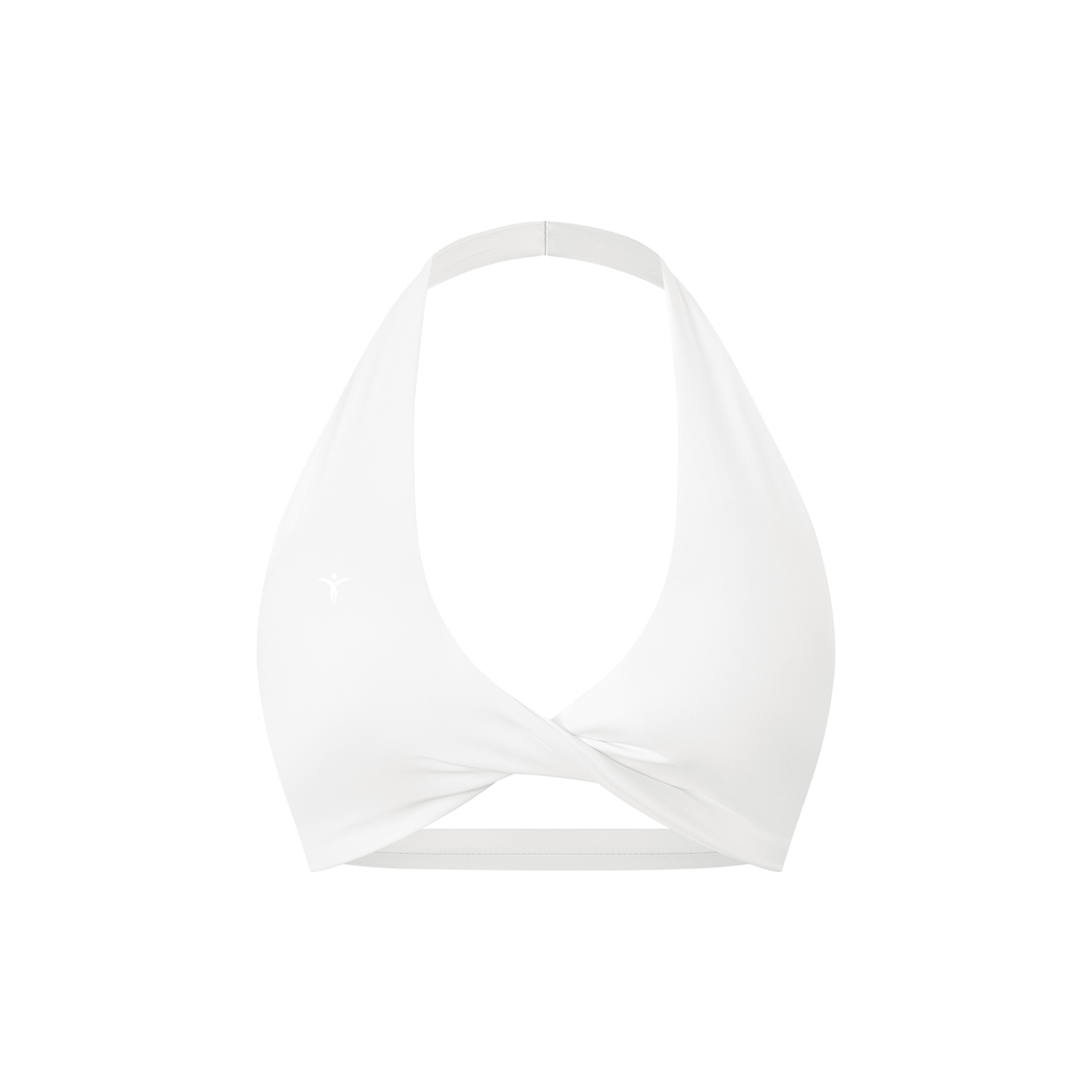 Women's Pleated Halter Sports Bra