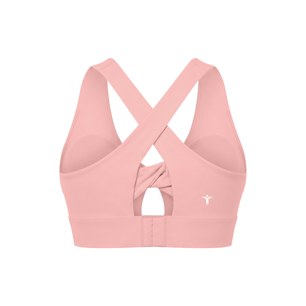 Women's Twist Front V-Neck Sports Bra