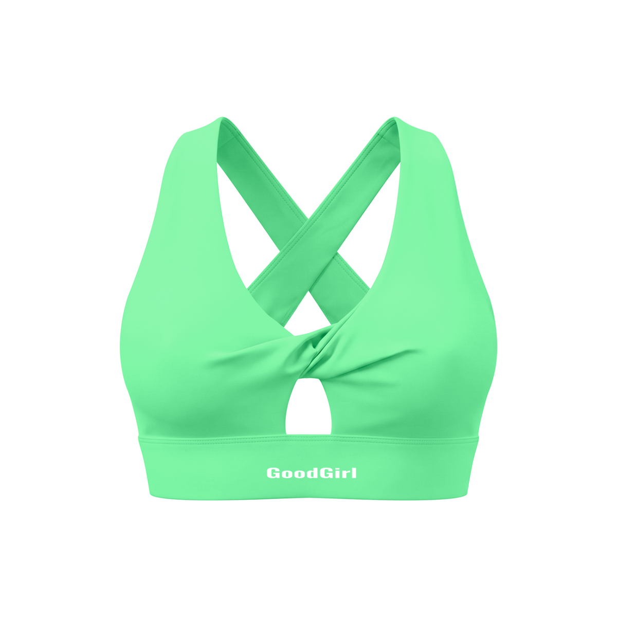 Women's Twist Front V-Neck Sports Bra
