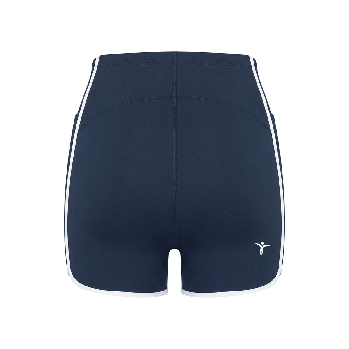 Women's High Rise Color Block Yoga Shorts