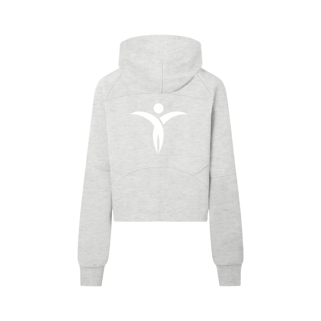 Cropped Half-Zip Hoodie