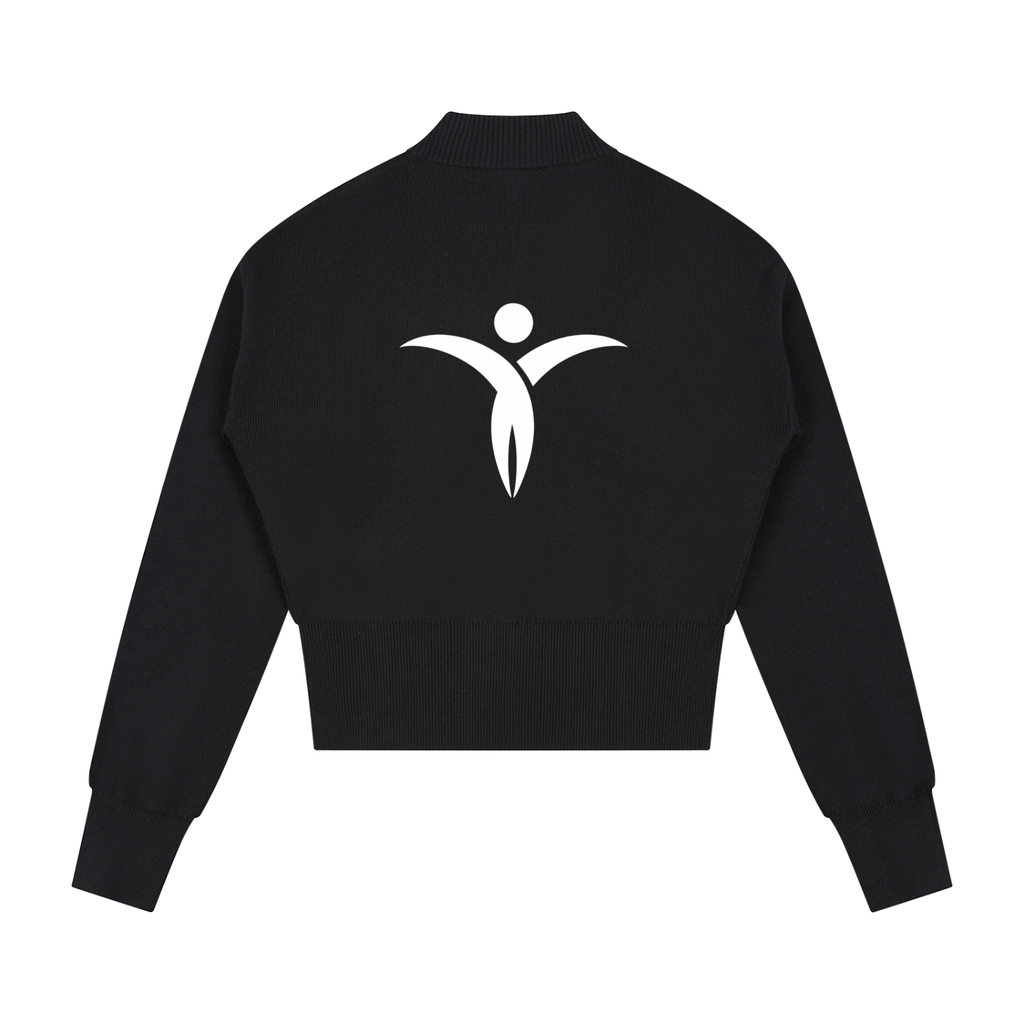 Women’s Mock Neck Zip Up Cardigan
