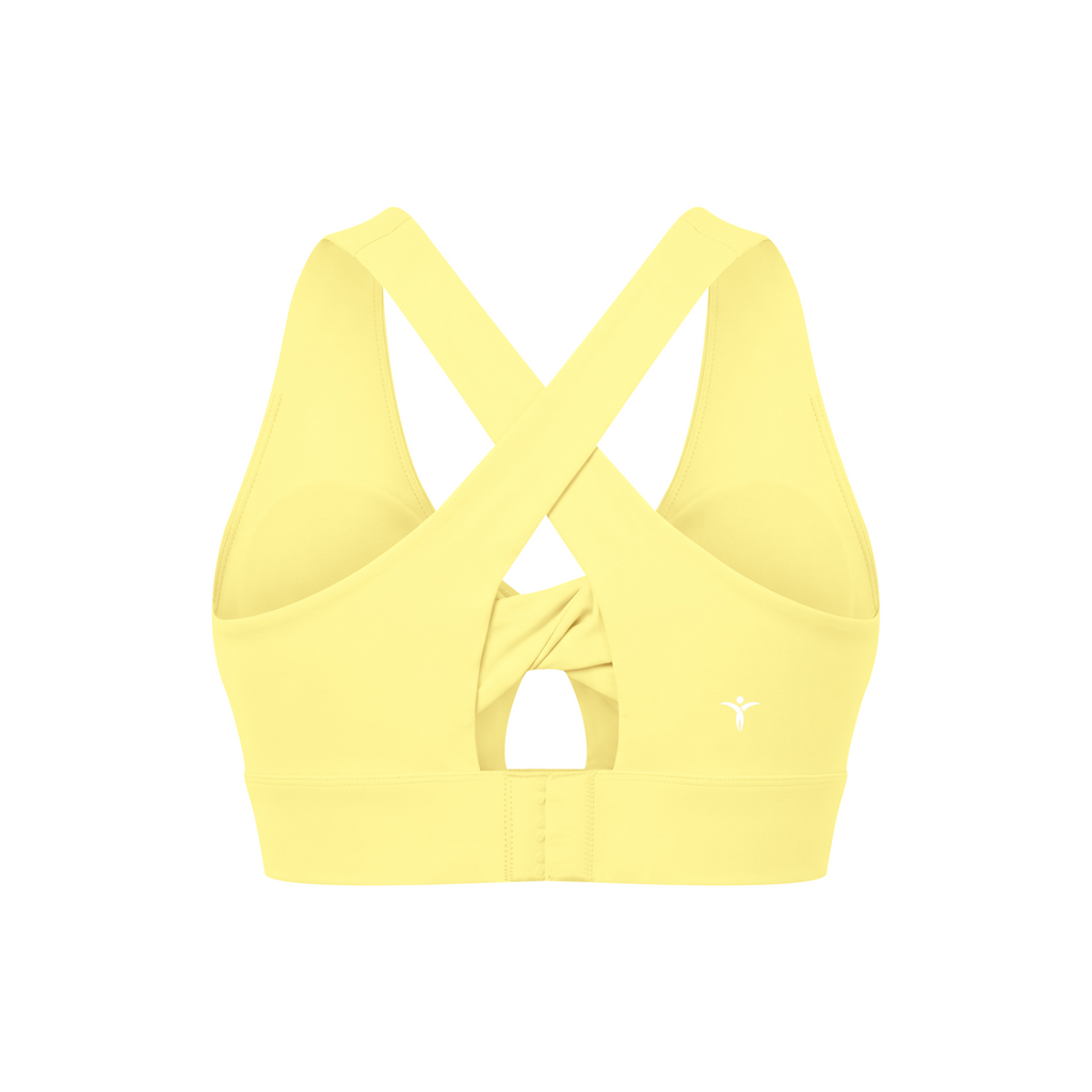 Women's Twist Front V-Neck Sports Bra