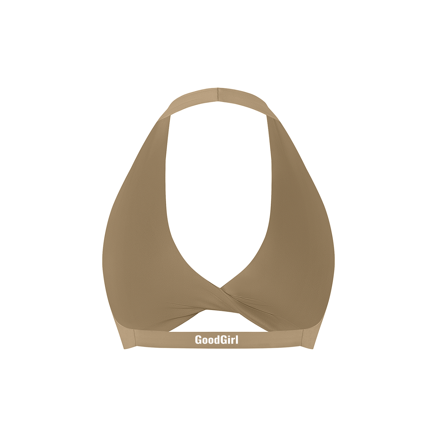 Women's Pleated Halter Sports Bra