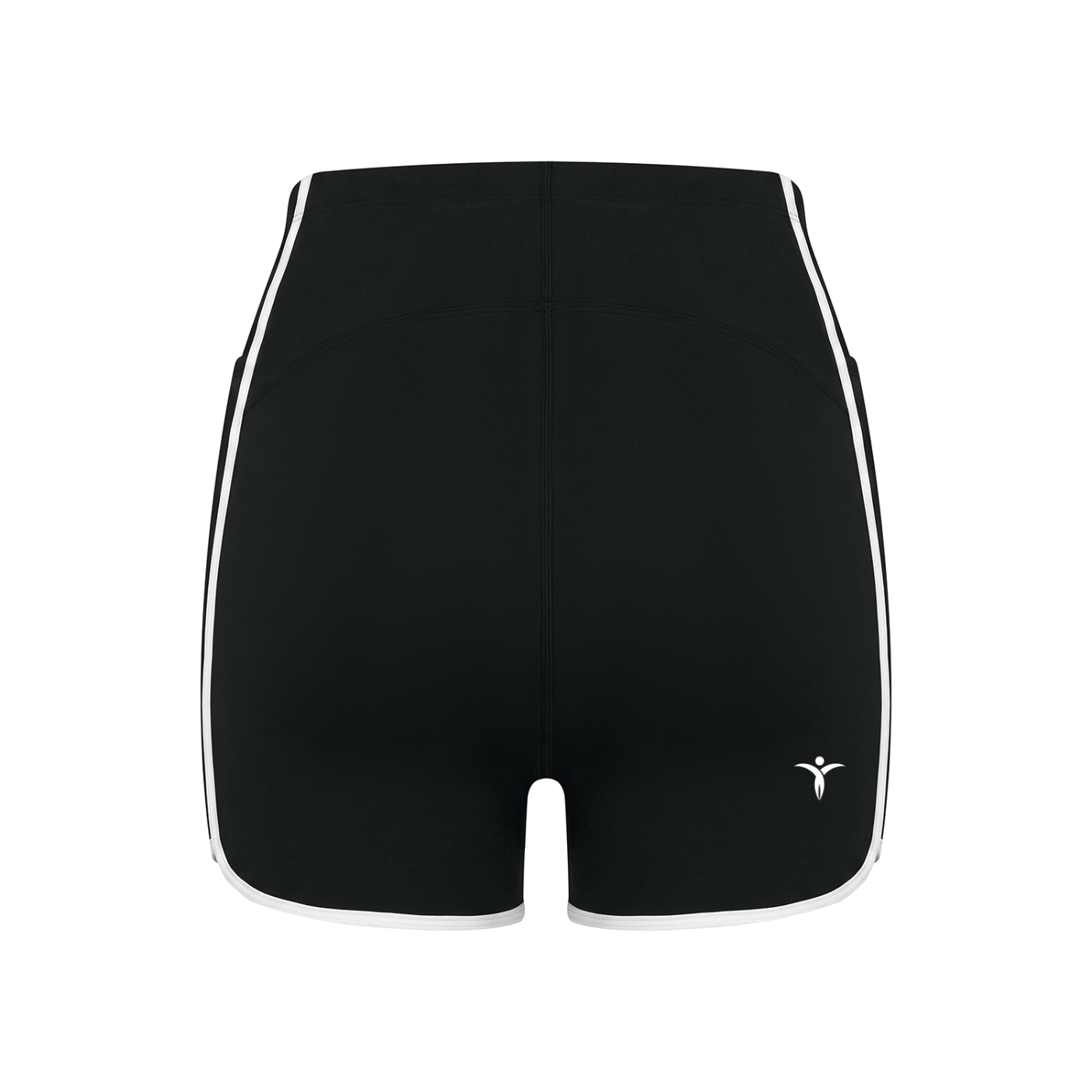Women's High Rise Color Block Yoga Shorts