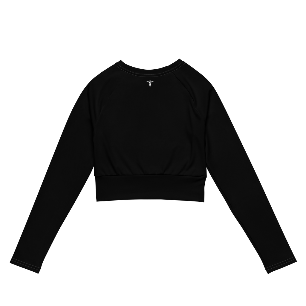 Women's long-sleeve crop top