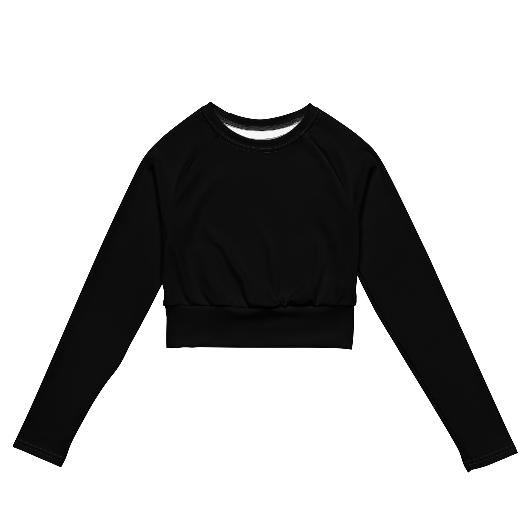 Women's long-sleeve crop top
