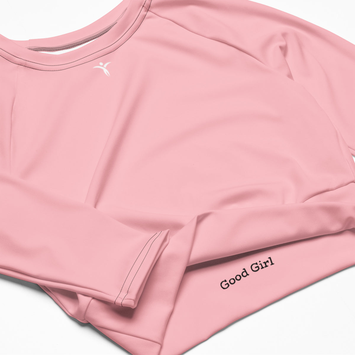 Women's long-sleeve crop top