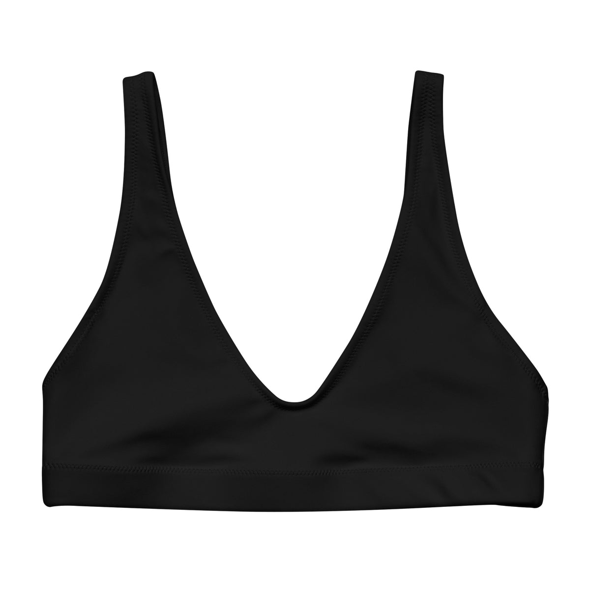 Athleisure padded bikini top