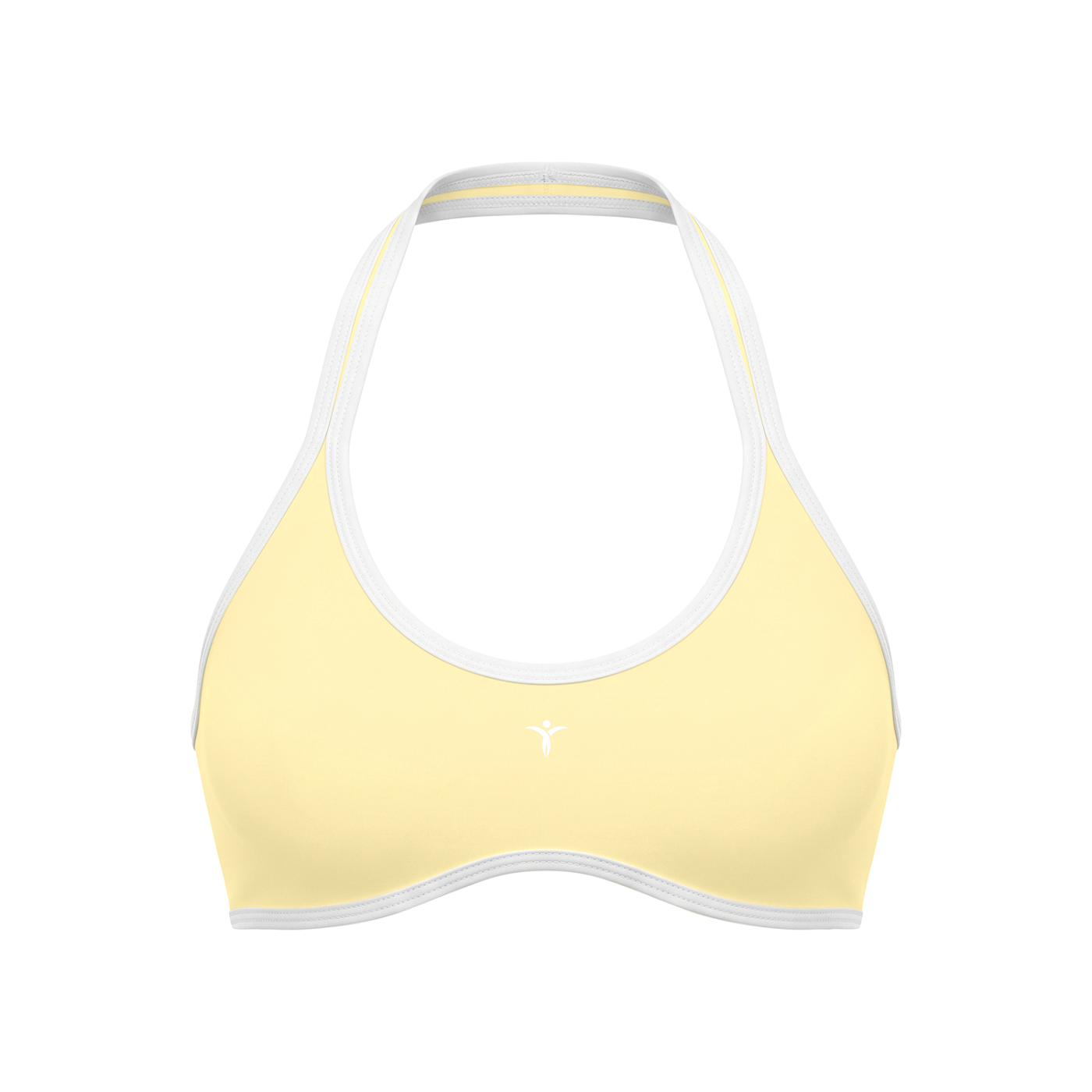 Women's Halter Color Block Yoga Sports Bra