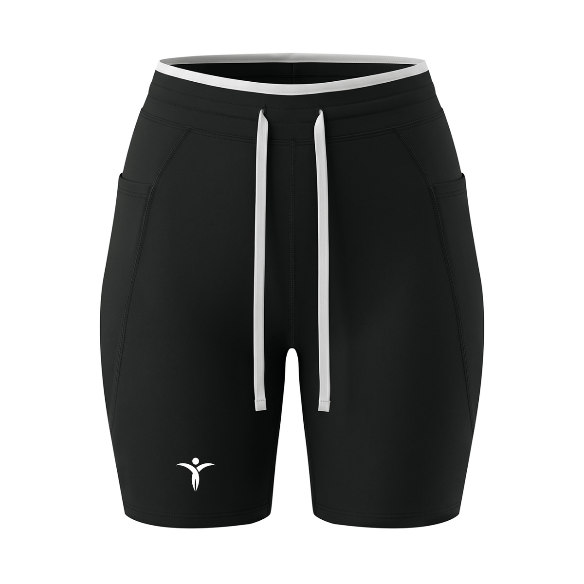 Women's High Rise Color Block Yoga Shorts