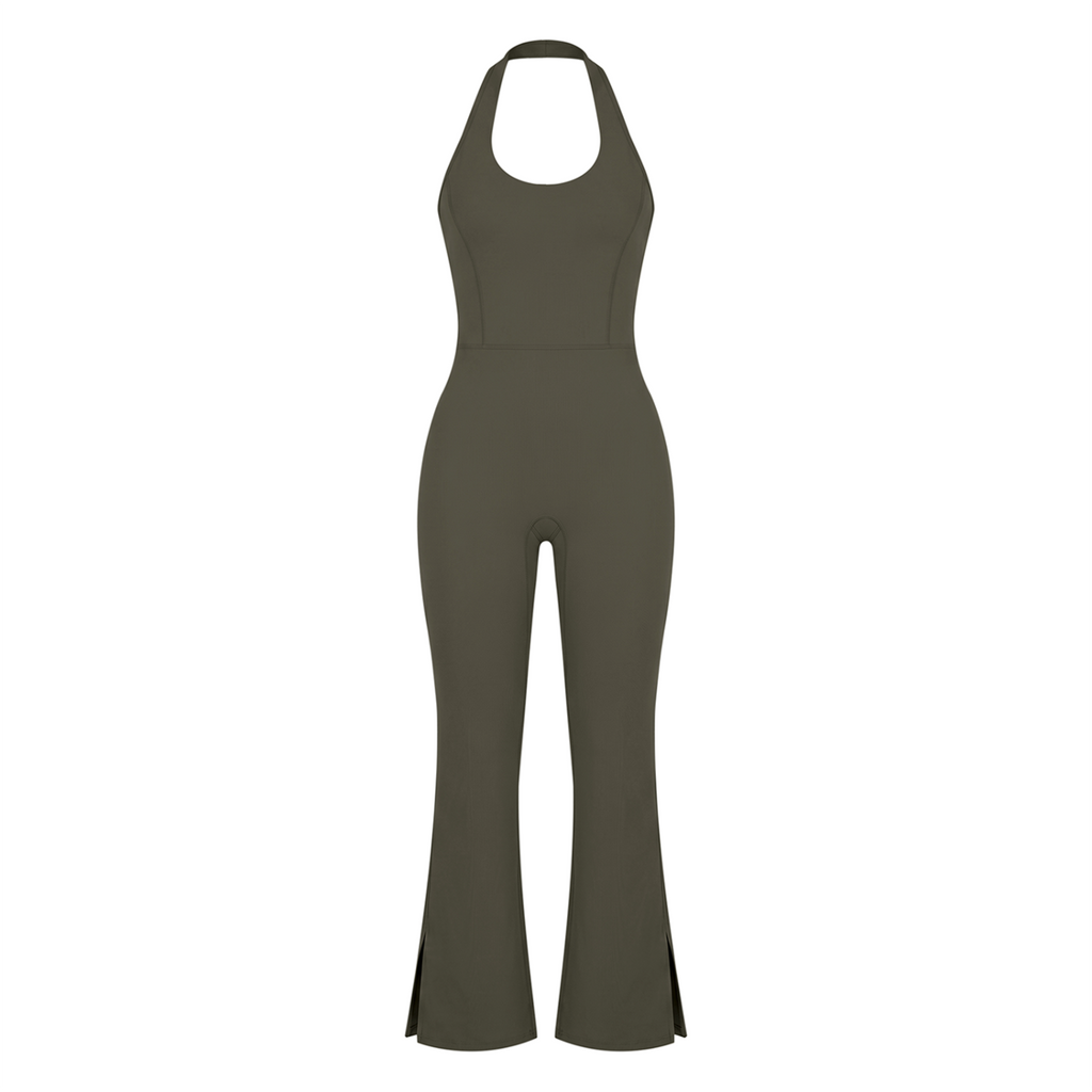 Women’s Halter Flared Jumpsuit