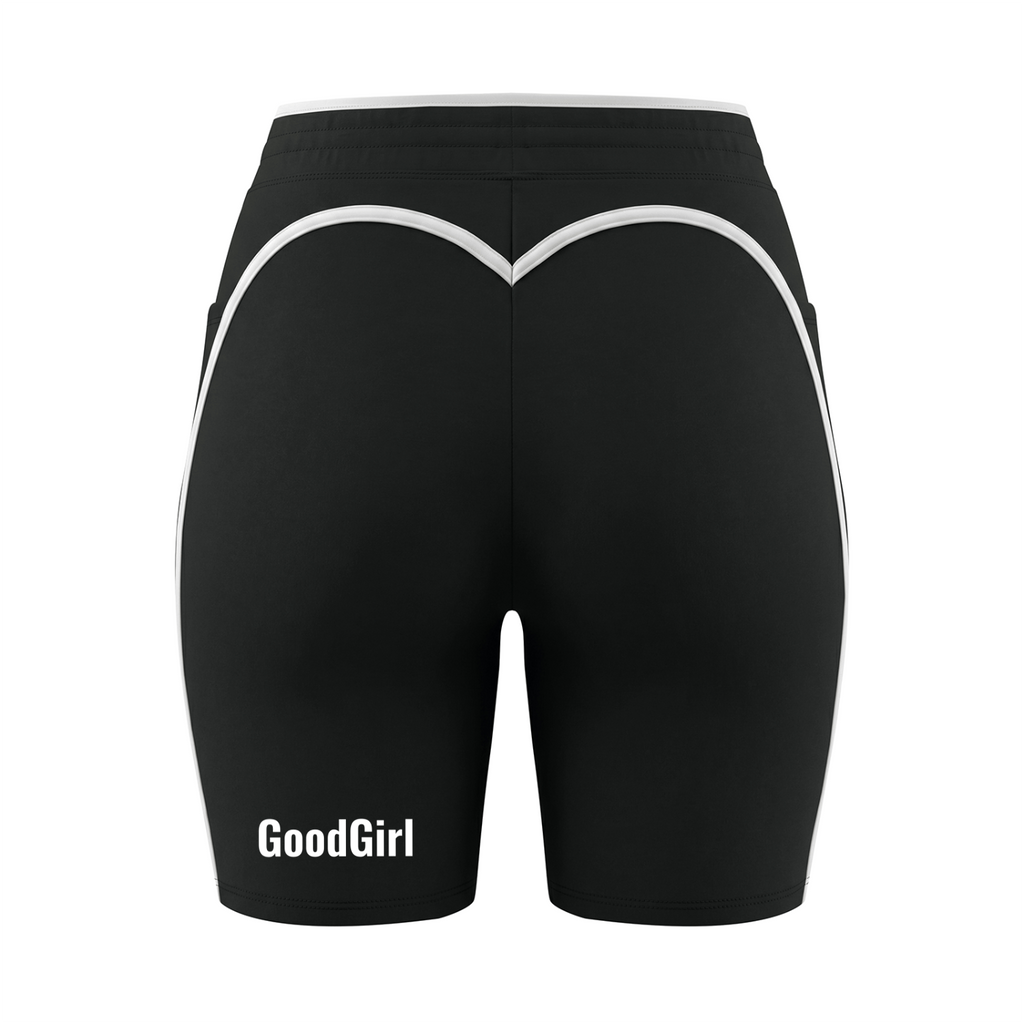 Women's High Rise Color Block Yoga Shorts