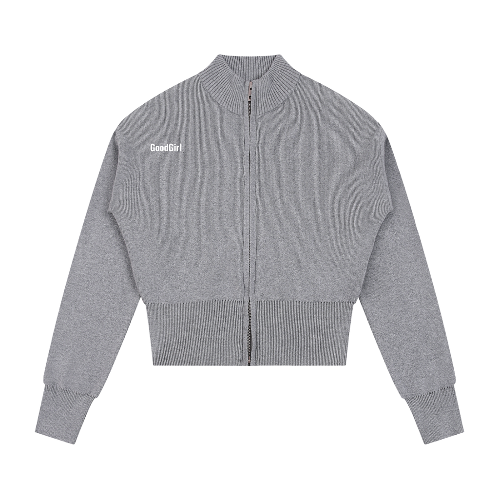 Women’s Mock Neck Zip Up Cardigan