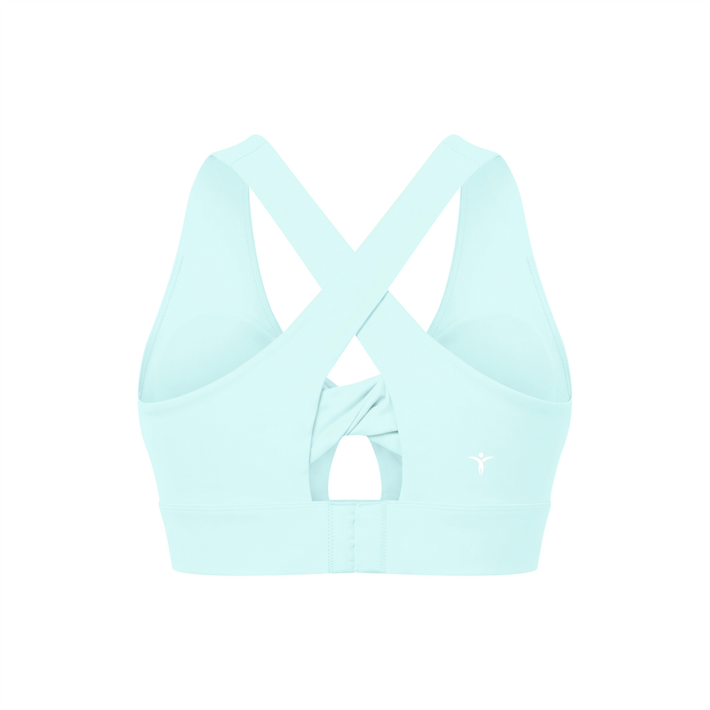 Women's Twist Front V-Neck Sports Bra