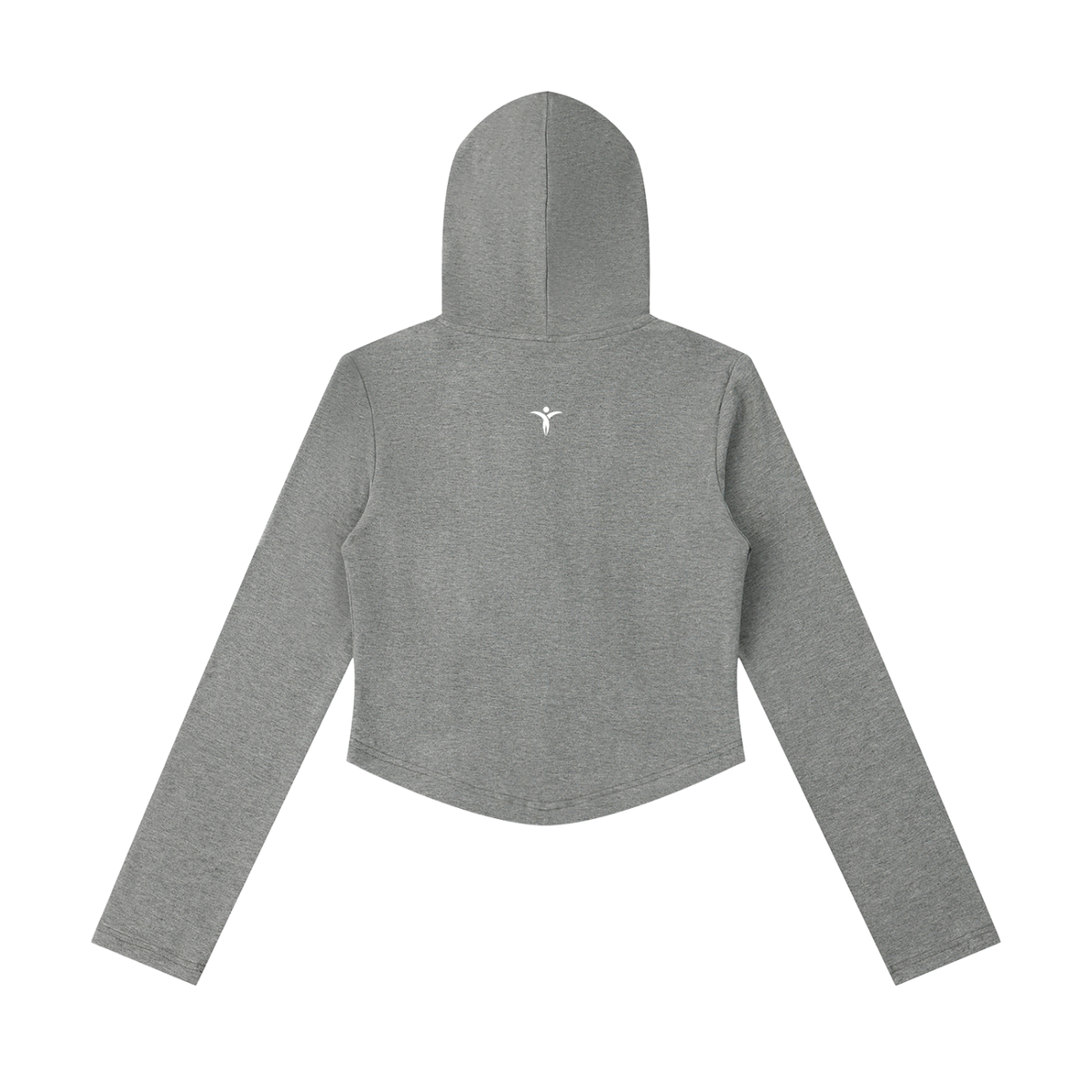 Women's Slim Cropped Full Zip Hoodie