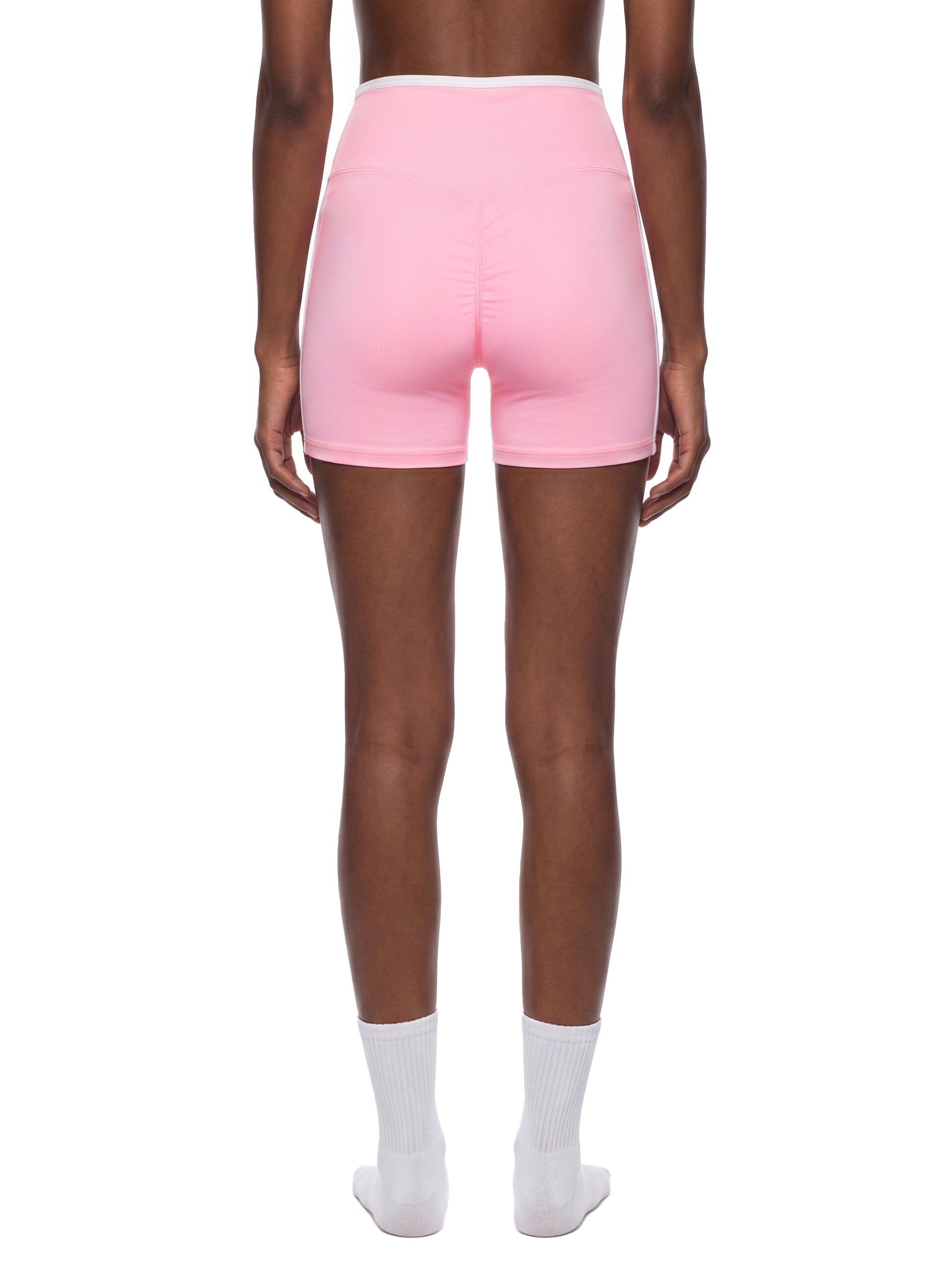 Women’s High Rise Color Block Yoga Shorts