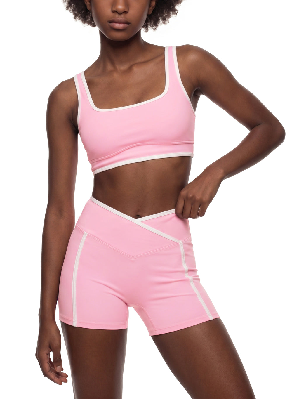 Women's Color Block Yoga Sports Bra