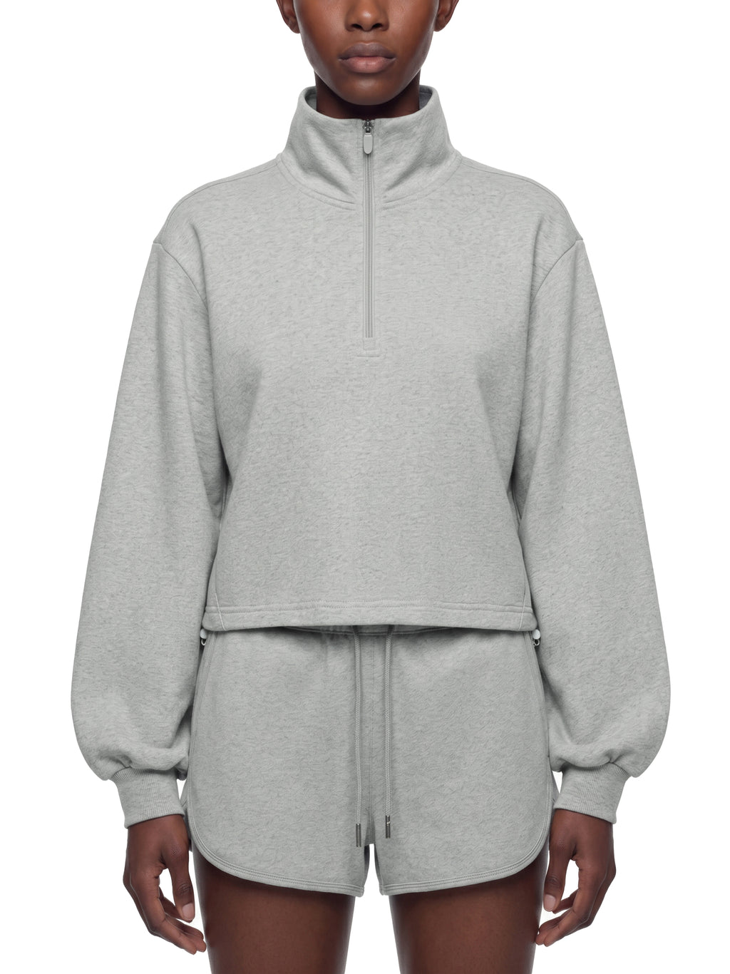Women’s Mock-Neck Quarter-Zip Sweatshirt