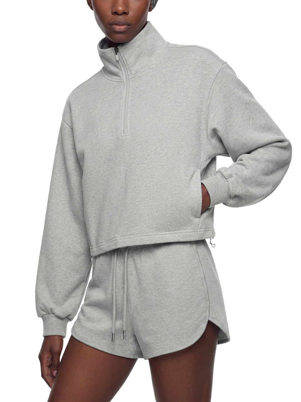 Women’s Mock-Neck Quarter-Zip Sweatshirt