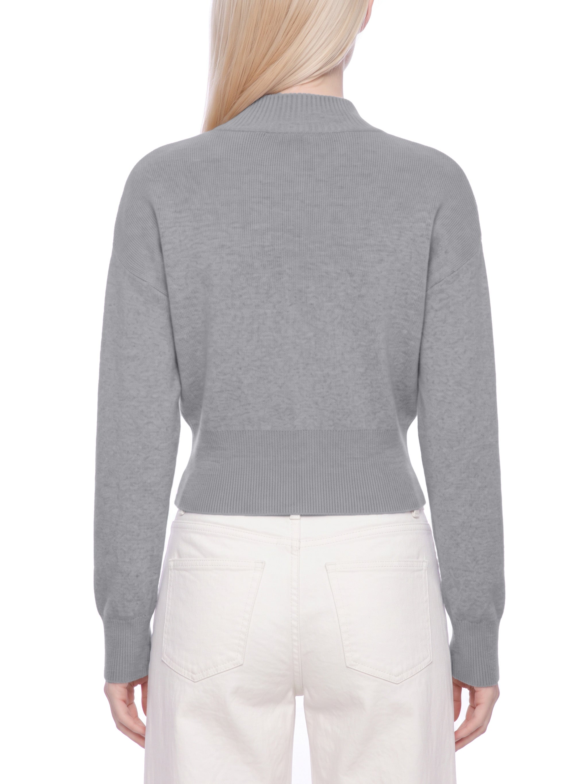 Women’s Mock Neck Zip Up Cardigan