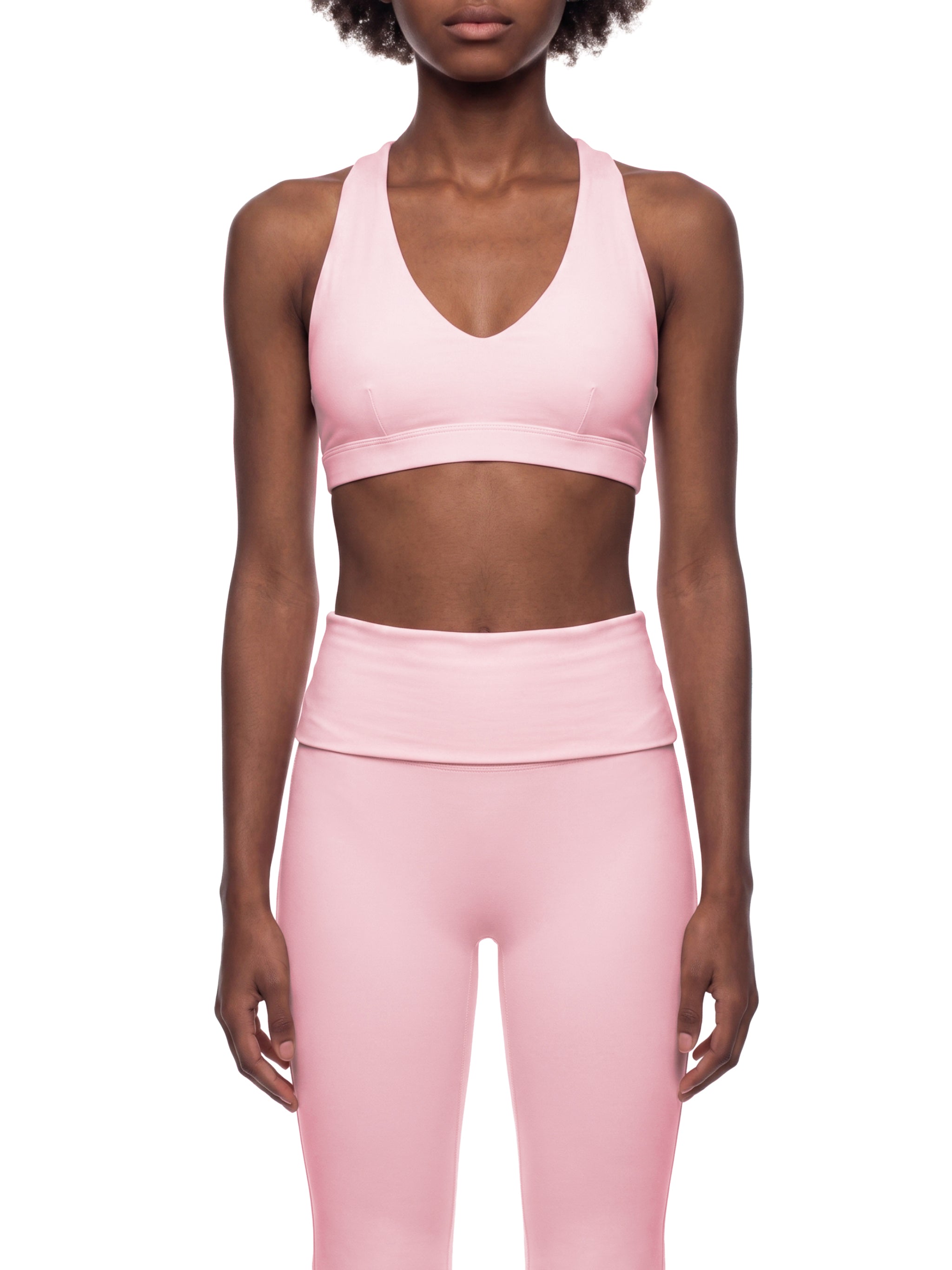 Women's Halter Cropped Sports Bra