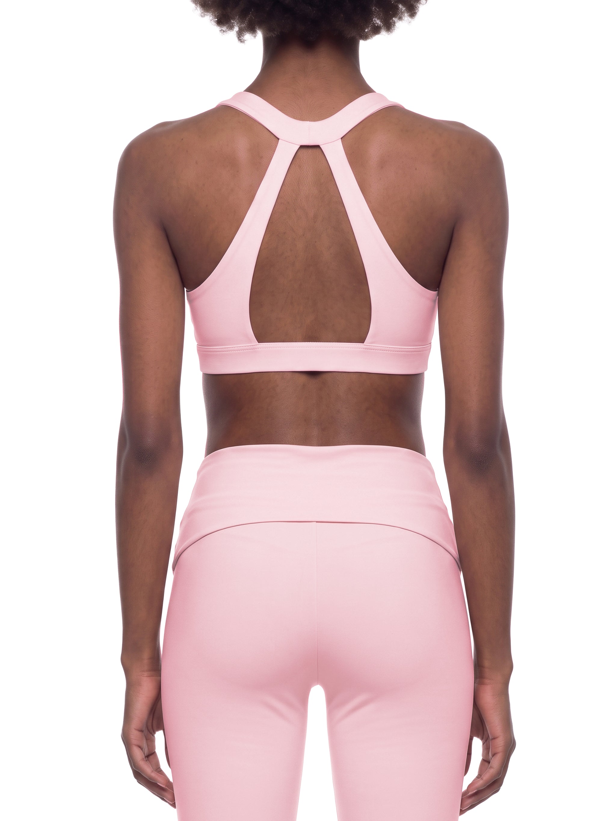 Women's Halter Cropped Sports Bra
