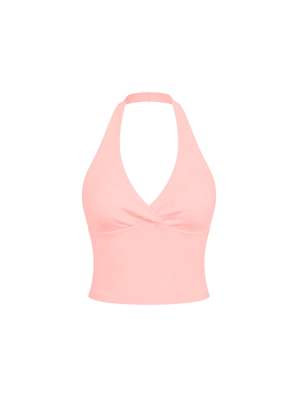 Women’s Ruched Halter Yoga Tank Top